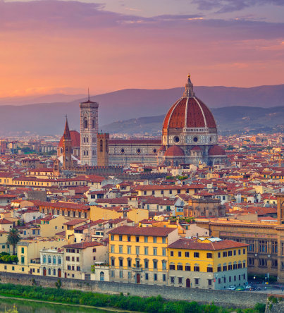 Vista panoramica di Firenze